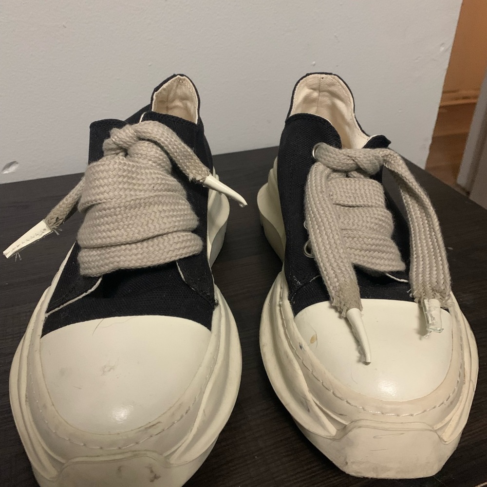 JUMBO LACED RICK OWEN SNEAKERS LOW RISE